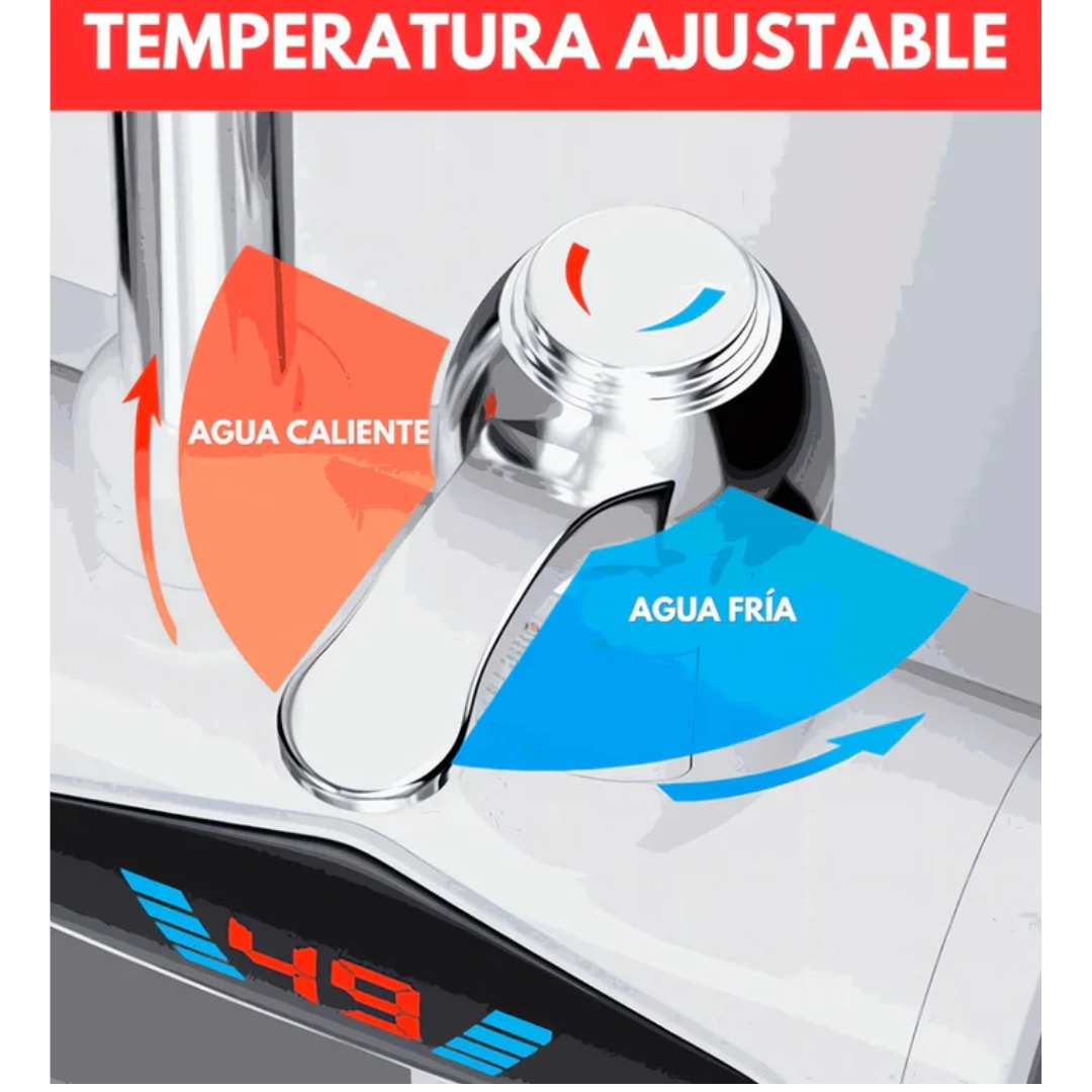 GRIFO ELECTRICO CALENTADOR DE AGUA