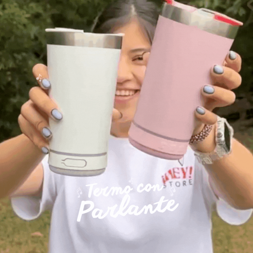 Termo con Parlante 🥛🎶💖