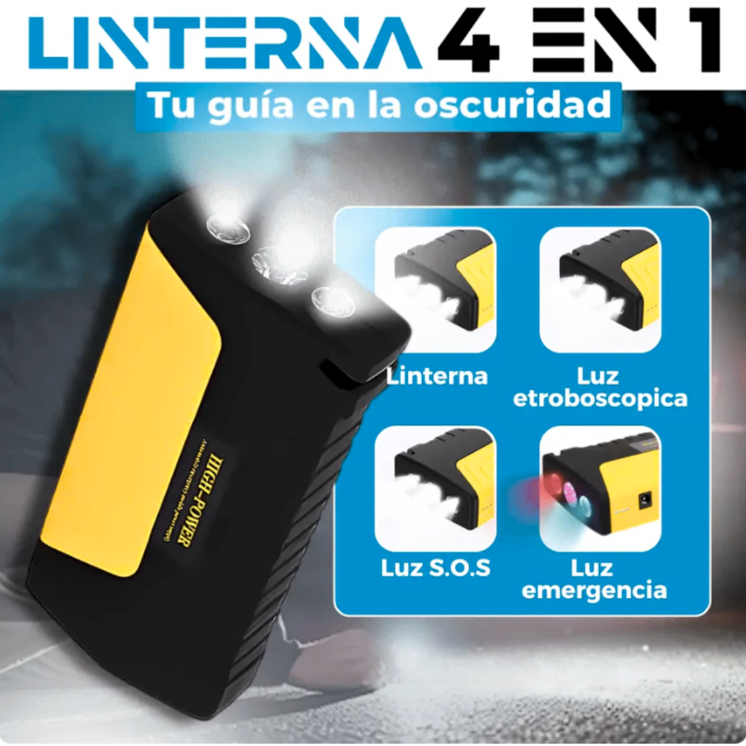 Kit Arrancador de Batería + Compresor de Aire
