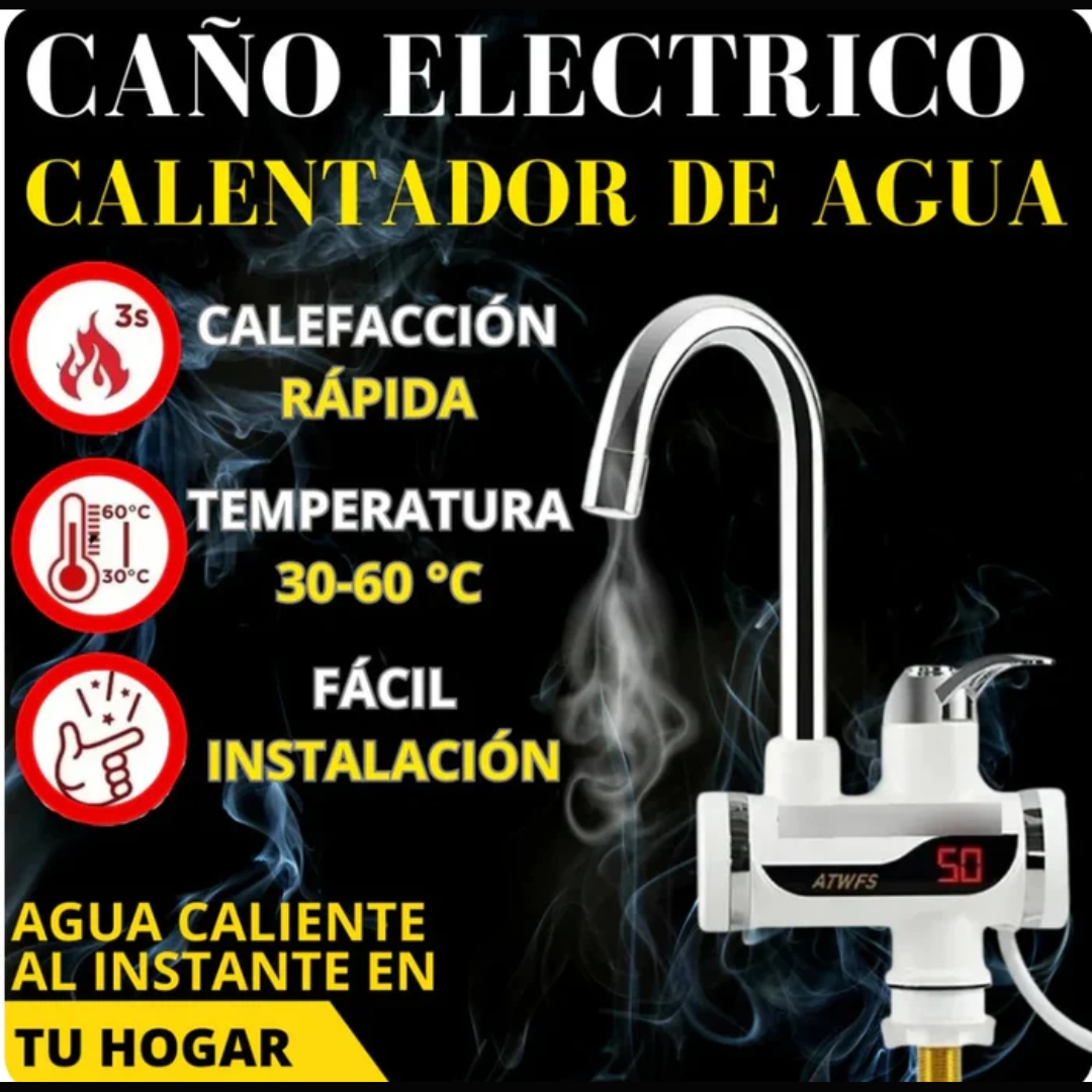 GRIFO ELECTRICO CALENTADOR DE AGUA