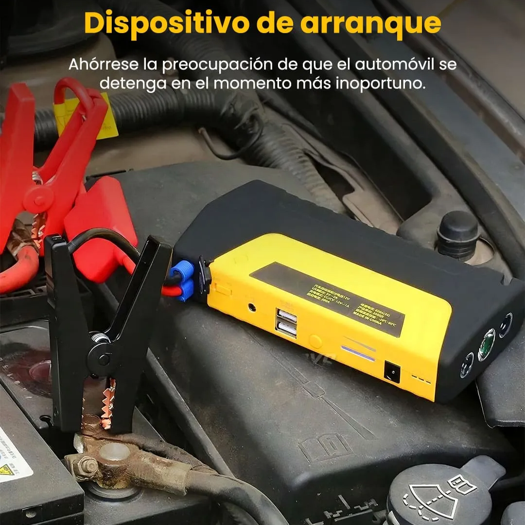 Kit Arrancador de Batería + Compresor de Aire