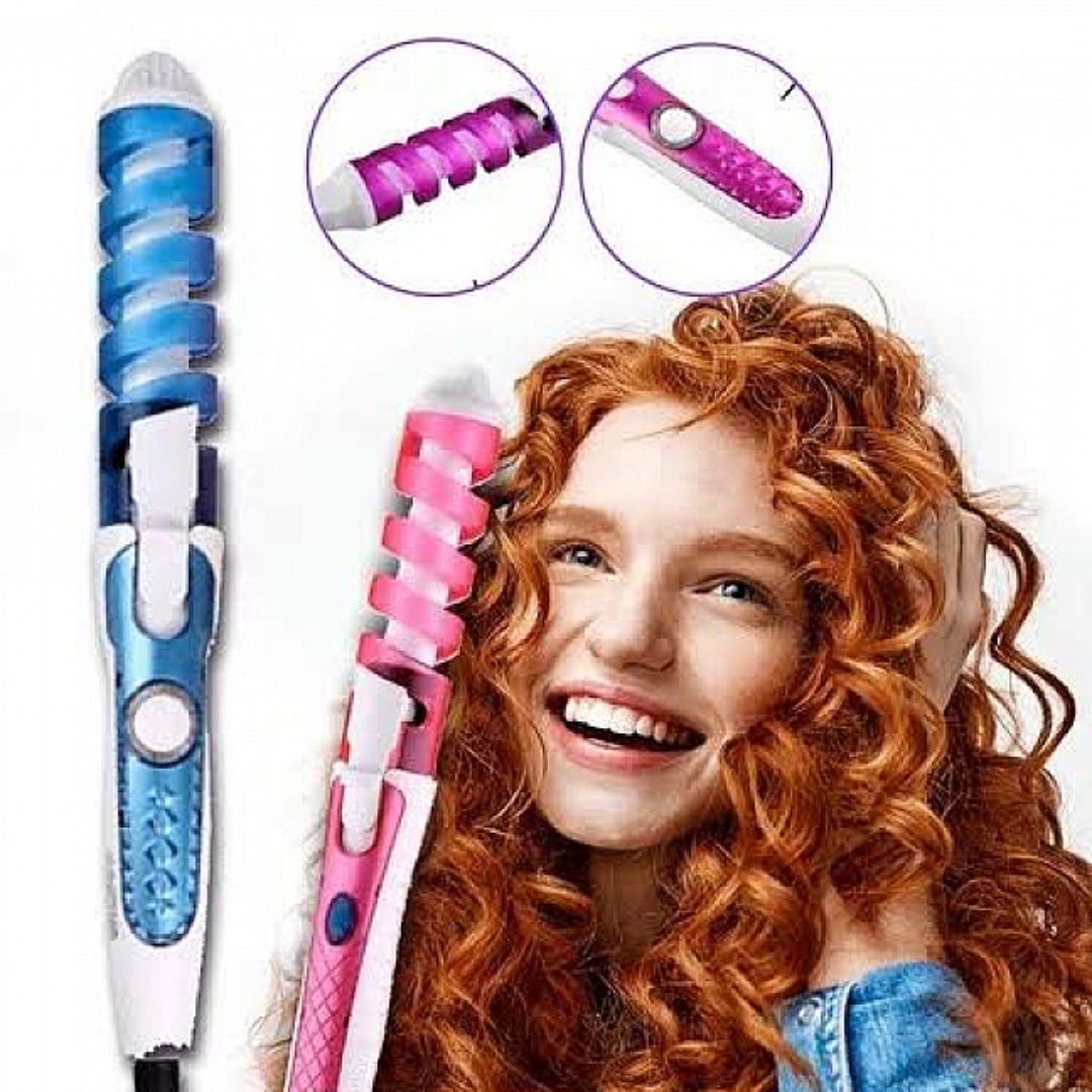 COMBO GLAM TOTAL: PLANCHA ROZIA PRO + CEPILLO SECADOR + RIZADOR DE ESPIRAL