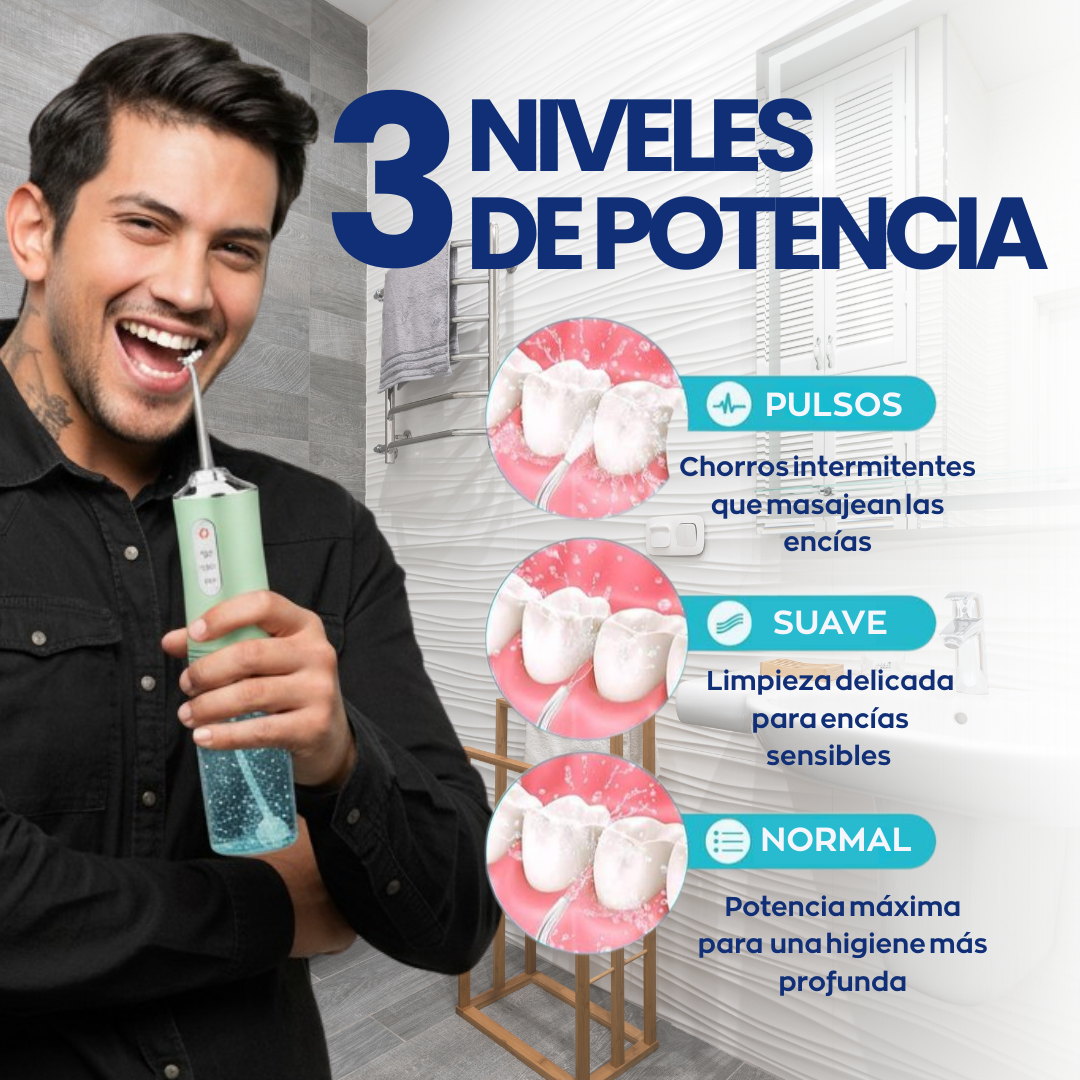 IRRIGADOR BUCAL PORTÁTIL