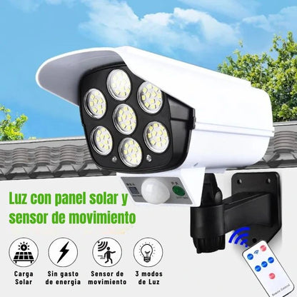 ** KIT PROTECCIÓN 360 **   2 FOCOS SOLARES + 1 LINTERNA DE EMERGENCIA
